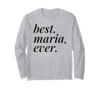 Best Maria Ever Nom personnalisé Femme Fille BFF Friend Manche Longue