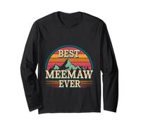Best Meemaw Ever Appréciation de la Grand-mère |- Manche Longue
