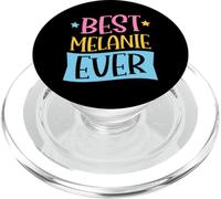 Best Melanie Ever Matching Prénom personnalisé PopSockets PopGrip pour MagSafe