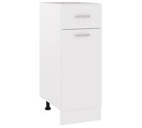 BEST-MEUBLE* Armoire de plancher à tiroir Blanc 30x46x81,5cm|ARMOIRE BUFFET Meuble haut Meuble bas Cuisine(3574)