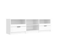 BEST""Meuble TV - Armoire de Télévision - console de jeu Blanc 150 x 33,5 x 45 cm Bois d'ingénierie Nov605923