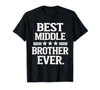 Best Middle Brother Ever Older Sibling Adolescent pour garçons T-Shirt
