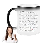 Best Mom Ever - à café Mama en céramique avec fonction de couleur changeante, Best Mom en céramique de haute qualité, cadeau parfait pour mamans, mères et mamans,