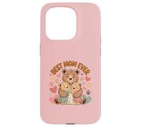 Best Mom Ever Cute Bear Fête des Mères Coque pour iPhone 15 Pro