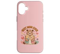 Best Mom Ever Cute Bear Fête des Mères Coque pour iPhone 16 Plus
