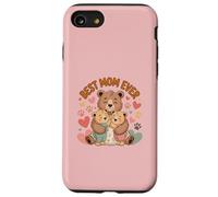 Best Mom Ever Cute Bear Fête des Mères Coque pour iPhone SE (2020) / 7/8