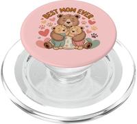 Best Mom Ever Cute Bear Fête des Mères PopSockets PopGrip pour MagSafe