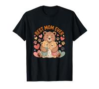 Best Mom Ever Cute Bear Fête des Mères T-Shirt