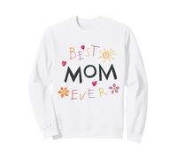 Best Mom Ever Dessin Mignon Maman Fête des Mères Enfant Sweatshirt