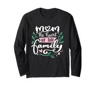 Best Mom Ever Family Cute Retro Mothers Day love Manche Longue