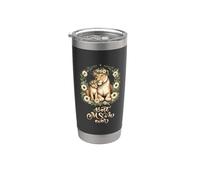 Best Mom Ever Lioness Couronne florale pour maman Gobelet isotherme en acier inoxydable double paroi