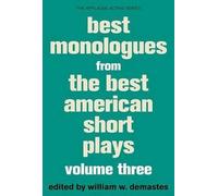 Best Monologues From The Best American Short Plays