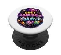 Best Mum in The Galaxy Cute Space Fête des Mères PopSockets PopGrip Adhésif