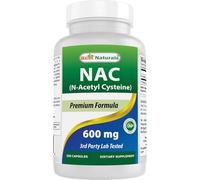 Best Naturals NAC N-Acetyl-Cysteine 600 mg 250 Capsules