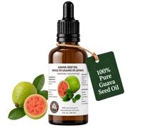 Best Nature's Cosmetics Huile de graines de goyave - Pressée à froid, riche en vitamine C et antioxydants - Huile hydratante pour la peau, la croissance des cheveux et les cheveux sans frisottis - 60