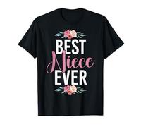 Best Niece Ever Flower Awesome Niece Humour T-Shirt
