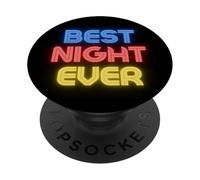Best Night Ever - Nuit Amusante Noms de Nuit PopSockets PopGrip Adhésif