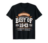 Best of 1943 Birthday Limited Edition Men Born in 1943 T-Shirt