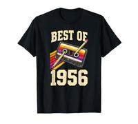 Best of 1956 Cassette Audio Nostalgie Anniversaire T-Shirt