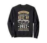 Best of 1957 Birthday Classic Car Limited Edition Men 1957 Sweatshirt