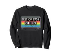 Best of 1959 Cassette rétro pour Anniversaire 1959 Vintage 1959 Sweatshirt