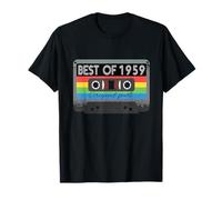 Best of 1959 Cassette rétro pour Anniversaire 1959 Vintage 1959 T-Shirt