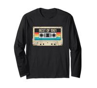 Best Of 1961 Cassette vintage pour 59e anniversaire Manche Longue