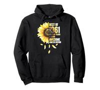 Best of 1961 Tournesol Année de Naissance Anniversaire Sweat à Capuche