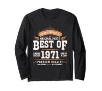 Best of 1971 Birthday Limited Edition Men Born in 1971 Manche Longue
