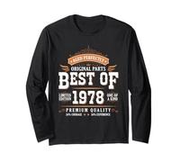 Best of 1978 Birthday Limited Edition Men Born in 1978 Manche Longue