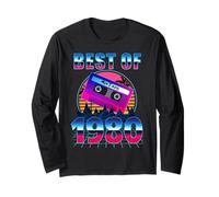 Best of 1980 46 Years Old Cassette Tape 80s 46th Birthday Manche Longue