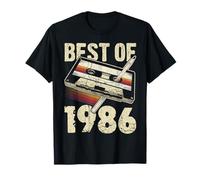 Best of 1986, Cassette Audio, 40e Anniversaire, 40 Ans T-Shirt