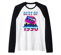 Best of 1990 36 Years Old Cassette Tape 80s 36th Birthday Manche Raglan