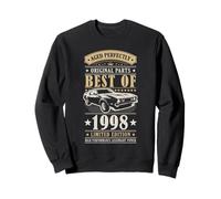 Best of 1998 Birthday Classic Car Limited Edition Men 1998 Sweatshirt