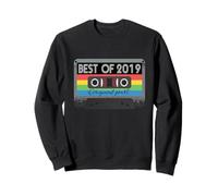 Best of 2019 Cassette Vintage rétro Anniversaire Sweatshirt