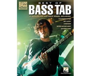 Best of Bass Tab - Recueil de partitions pour guitare basse par divers artistes | Tablatures et notation standard | 21 titres rock et pop transcrits note pour note | Bass Recorded Versions