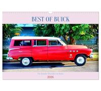 BEST OF BUICK - Un classique du break à Cuba, Version française (Calendrier mural 2026 DIN A3 portrait), Calendrier CALVENDO mensuel