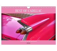 BEST OF CADILLAC - Bateau de rêve avec bar et palmes, Version française (Calendrier mural 2026 DIN A4 portrait), Calendrier CALVENDO mensuel