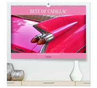 BEST OF CADILLAC - Traumschiff mit Bar und Flossen (hochwertiger Premium Wandkalender 2026 DIN A2 quer), Kunstdruck in Hochglanz: Ein Cadillac Cabrio aus dem Jahre 1959 in Havanna