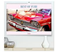 BEST OF FURY - Das furiose Flaggschiff von Plymouth (hochwertiger Premium Wandkalender 2026 DIN A2 quer), Kunstdruck in Hochglanz: Der US-Oldtimer Plymouth Fury von 1959 in Havanna