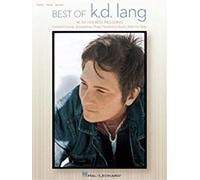 Best of k.d. lang piano, voix, guitare