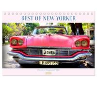 Best of New Yorker - Chryslers Flaggschiff 1957 (Tischkalender 2026 DIN A5 quer), CALVENDO Monatskalender: Der US-Straßenkreuzer Chrysler New Yorker in Havanna