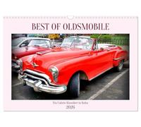 Best of Oldsmobile - Un cabriolet classique à Cuba, Version française (Calendrier mural 2026 DIN A3 portrait), Calendrier CALVENDO mensuel