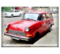 BEST OF OPEL P1 - La légendaire Rekord Caravan à Cuba, Version française (Calendrier mural 2026 DIN A3 portrait), Calendrier CALVENDO mensuel