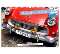 Best of Opel Rekord - Un classique made in Germany, Version française (Calendrier mural 2026 DIN A3 portrait), Calendrier CALVENDO mensuel