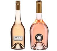 Best of Provence - Lot de 2 bouteilles - Miraval : Studio/Jolie-Pitt - Côtes de Provence Rosé 2021 (2 * 75cl)