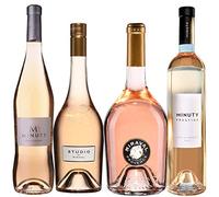 Best of Provence - Lot de 4 bouteilles - Minuty : Prestige/M - Miraval : Studio/Jolie-Pitt - Côtes de Provence Rosé 2020 (4 * 75cl)