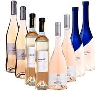 Best of Provence - Lot de 8 bouteilles - Minuty : M*2 / Prestige*2 / Rosé et Or*2/281 * 2 - Côtes de Provence Rosé 2020 (8 * 75cl)