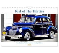Best of The Thirties - Voitures américaines de collection des années trente, Version française (Calendrier mural 2026 DIN A4 portrait), Calendrier CALVENDO mensuel