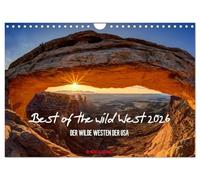 Best of the wild West 2026 (Wandkalender 2026 DIN A4 quer), CALVENDO Monatskalender: Der wilde Westen der USA